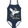 Harry Potter Costumi da Bagno Bambina Hogwarts Borgogna o Navy Hedwig Costumi da Bagno 10-11 Anni