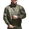 BININBOX Uomo Classico Aviatore Pilota Giacca Casuale Bomber Giubbotto(Verde，XXL)