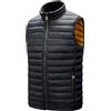 HAOLEI Piumino Gilet Uomo Lavoro Invernale Imbottita Leggero Piumino Smanicato Senza Cappuccio Corto Giubbotto Smanicato 100 Grammi Cotone Giacca Firmato Giubbino Gilet Invernale