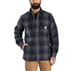 Carhartt Relaxed Fit Heavyweight Flannel Sherpa-Lined Shirt Jac Camicia Button-Down Uomo (Pacco da 1)