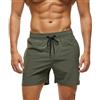 EDOTON Costume da Bagno Uomo con Tasca con Cerniera Pantaloncini da Bagno Impermeabili ad Asciugatura Rapida Pantaloncini da Bagno Regolabili con Coulisse
