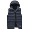 Peuignao Piumino Smanicato Uomo Gilet Imbottito Uomo con Cappuccio Gilet Trapuntato Invernali Giacca Piumini Smanicato Uomo Inverno Giubbino Senza Maniche Uomo Giubbotto Smanicato Taglie Forti Giubbotti