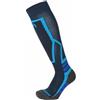 MICO Calza Ski Kids Warl Control Medium Weight, Unisex-Bambini (L, Blu)