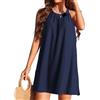 Koerye Copricostume Donna Senza Maniche Abiti da Spiaggia Estivo Vestito Mare Casual Abito da Spiaggia Copertura ups per Costumi da Bagno Beach Dress