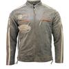Infinity Leather Giacca da Motociclista da Uomo Corsa in Nappa Nera