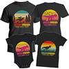 t-shirteria Set Magliette Famiglia - Coordinato - Papà Mamma Bimba Bimbo - Saurus - Rex - T-shirt abbinate