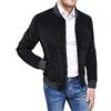 Evoga Cappotto Giacca Uomo Beige Cammello Casual Slim Fit Invernale Giubbotto Bomber camoscio (L, #A20 Nero)