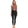 CHICTRY Donna Ginnastica Leotards Tuta Intera da Pattinaggio Artistico con Paillettes Jumpsuit Monospalla Body Danza Classica Abito da Ballo Latino Spettacolo Rosa A S