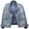 RYTEJFES Giacca Jeans Donna Giacche Di Jeans Donna Giubbino Primavera Leggera Da Oversize Primaverile Corti Nera Corta Giubbotto Giubbini Primaverili Estiva Vintage Spolverino Leggero 3Xl Leggeri Cotone