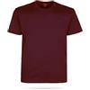 BE BOARD T-Shirt Uomo Mezza Manica Modello 908 Girocollo, Maglia in Cotone, Anche in Taglie Calibrate Forti e Vari Colori, vestibilità Comoda. Rosso India 8XL