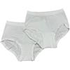 RAGNO 2 Slip Midi Effetto Invisibile Bio cotton stretch art. D572BQ - M, Bianco