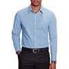 COOFANDY Camicia da Uomo a Maniche Lunghe in Cotone Stretch Anti-Piega per Business e Tempo Libero Regular Fit Azzurro L