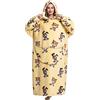 Shamdon Home Collection Felpa con cappuccio extra lunga per donna, uomo adulto, in pile oversize con cappuccio indossabile coperta per ragazzi e donne