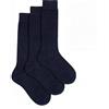Ciocca - Pacco da 3 o 6 Paia Calze Lunghe da Bambino/a in Cotone Filo di Scozia - Traspiranti e Confortevoli - Made in Italy
