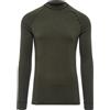 Thermowave Xtreme - Biancheria Intima Termica Da Uomo In Lana Merino, Top A Maniche Lunghe, Trasporto Ottimale Dell'Umidità, 220 GSM, Verde Foresta/Nero, Taglia S