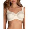 Anita 5822 Lucia Reggiseno Confortevole Donna con Ferretto Ricamo Floreale Bianco 3C