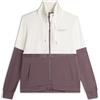 FREDDY - Felpa da Donna Zip E Collo Alto con Banda in Velluto, Donna, Grigio, Small