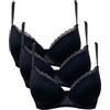 Coconuda Confezione da 3 Reggiseni Azalea Nero 5