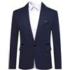 YOUTHUP Blazer Uomo Felpato 1 Bottone Casual e Formale per Lavoro