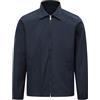 Allthemen Giacca da Uomo Casual con Zip Elastico Aviator Jacket Ampia Maniche Lunghe Bomber Primavera Autunno Blu navy 3XL