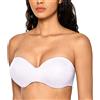 DOBREVA Donna Reggiseno Senza Spalline Push Up Multifunzione con Ferretto Imbottito Reggiseni a Fascia