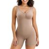 SHAPERX Body Contenitivo Modellante Donna Guaina Contenitiva Intimo Snellente con Push-up Sedere Pantaloncini Shapewear Bodysuit Invisible Body Shaper, UK-SZ5310-Sienna-2XL/3XL