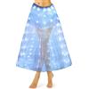 Gatphy Gonna luminosa da donna, ricaricabile, lunga tutù a LED, per ragazze, per danza luminosa, abbigliamento rava e Halloween, per feste