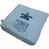 Cotton Joy Accappatoio in microfibra con cappuccio da donna confezione borsetta POWER LASERED (Var. 02 Celeste, L)