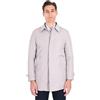Ciabalù Trench Uomo Invernale Soprabito Elegante Cappotto Impermeabile Lungo Sartoriale Blu Fango