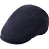 TOP-EX L/XL/XXL/XXXL Berretto da uomo misto lana Flatcap Newsboy, berretto vintage Barrett Ivy Gatsby Cap Tweed Beret Peaked Caps, A spina di pesce_blu navy, 3XL