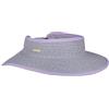Seeberger Wide Brim Visor Visor Visor - Visiera parasole da donna, con ombrello, montatura primavera-estate