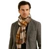 Hamilton Kilts Sciarpa in lana d'agnello 100% sciarpa scozzese Clan Tartan, lussuoso scialle invernale a stola con nappe, Avena