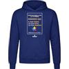 Settantallora Felpa Bambino Personalizzabile con Cappuccio - Hoodie Bimbo, Bimba con Nome, Testo o Foto - Felpa Calda in Cotone Ideale per Scuola, Sport e Regali Custom (9/11 Anni, Blu Navy)