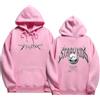 YiJee KPOP Felpa con Cappuccio da Donna - SKZoo BangChan Lee Know Changbin Hyunjin Han Felix Seungmin I.N Harajuku Style Pullover, Rosa 1, M