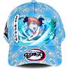 Roffatide Anime Demon Slayer Logo Cappello da baseball con tema Hashibira Inosuke Stampato Regolabile Dad Hat Cotone Blu
