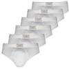 Generico Slip Uomo Divin Art. in SOFFICE Cotone 100% Taglie Normali E CALIBRATE (XXL, 6 Pezzi Bianco)