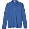 Coveri Polo Uomo Maniche Lunghe con Tasca Taschino 100% Cotone Classica M L XL XXL 3XL (XXL - Denim)