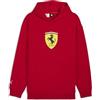 PUMA Felpa con Cappuccio Scuderia Ferrari Sportswear Shield da Uomo M, Rosso Corsa Red