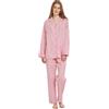 kolipajam, Pigiama 100% cotone da donna a maniche lunghe, confortevole, con bottoni, abbigliamento da casa, S-3XL