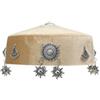 Bottone Stile etnico kazako cappello alla pescatora design vintage poliestere più colori e dimensioni per le donne moda etnica usura quotidiana cappelli, cachi, 54