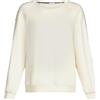 Liu Jo Felpa Girocollo Invernale Donna Better con Strass TF5114 (IT, Testo, M, Regular, Regular, Bianco Latte)