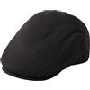 TOP-EX L/XL/XXL/XXXL Berretto da uomo misto lana Flatcap Newsboy, berretto vintage Barrett Ivy Gatsby Cap Tweed Beret Peaked Cap, Nero , XXL