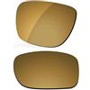 LenzReborn Lenti polarizzate di ricambio per occhiali da sole Oakley Sliver OO9262, colore oro ombra, polarizzate a specchio