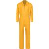Oyolan Tuta da Lavoro Uomo Tuta da Lavoro Manica Lunga Abbigliamento Meccanico S-3XL, giallo, S