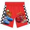Disney Costume Piscina Bambino, Boxer Mare Bambino Saetta McQueen, Costume da Bagno Ragazzo Cars, Rosso 6-7 Anni