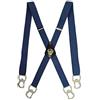 Olata Bretelle da Uomo a X con Moschettoni Apribottiglie, 25 mm, Blu