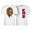 Powell Peralta Steve Caballero Ban This Dragon T-shirt, bianco, M