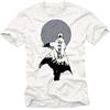 MAKAYA Anime T Shirt - Ninja Magliette Uomo Manica Corta - Regali Nerd Originali Bianca M