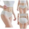 STARLY Mutandine da Viaggio monouso da Donna in Puro Cotone 100% Slip da Nonna Bianco (10Pk) (Bianca, Piccolo - Vita 61-74 cm, Fianchi 74-98 cm)