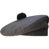 STITCHIFY Tam O Shanter, berretto balmoral dell'esercito scozzese, grigio
